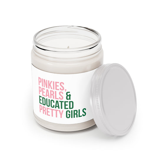 Pinkies Pearls & Educated Pretty Girls Scented Candles - White