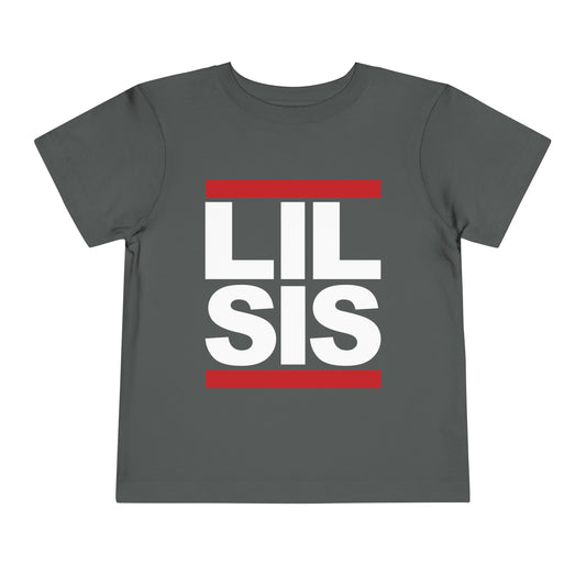Lil Sis Hip Hop Toddler Shirt - White