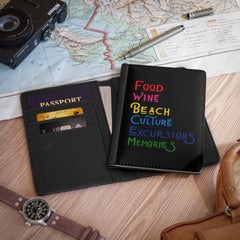 Food Wine Beach Culture Excursions Memories Passport Cover