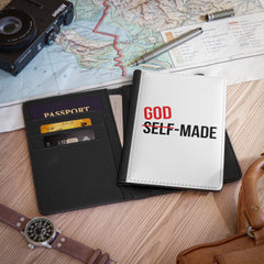 God Made Passport Cover - Black