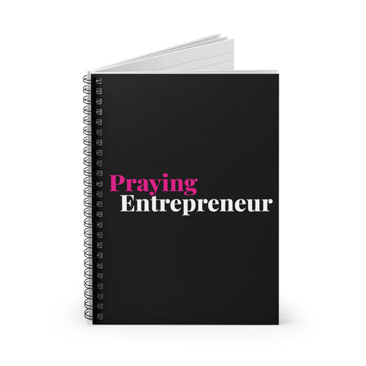 Praying Entrepreneur Spiral Notebook