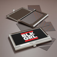BLK GRL Business Card Holder - Black