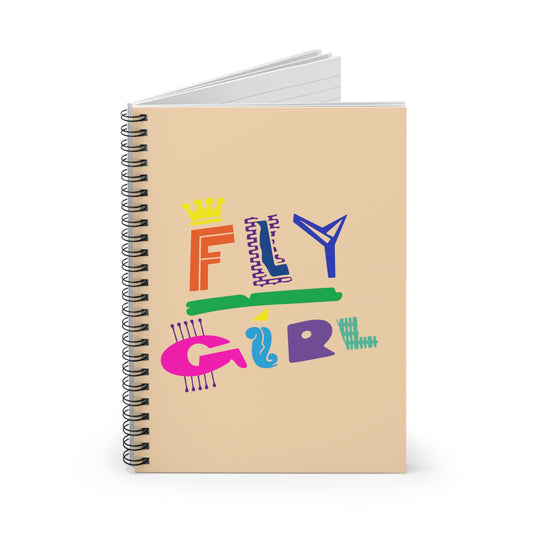 Fly Girl Spiral Notebook