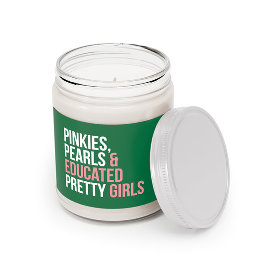 Pinkies Pearls & Educated Pretty Girls Scented Candles - Green