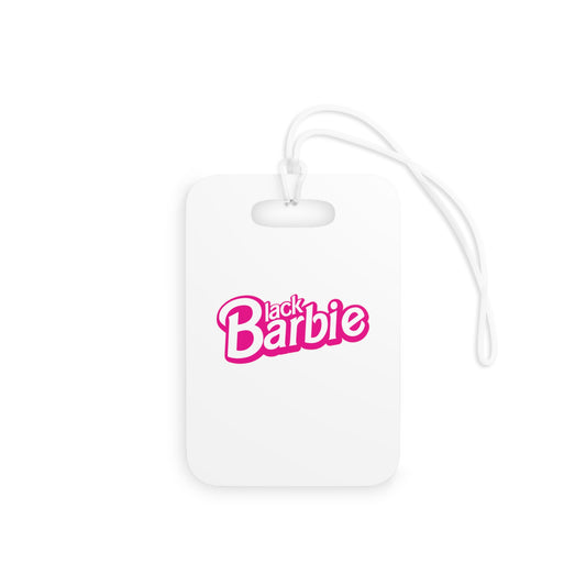 Black Barbie Luggage Tag