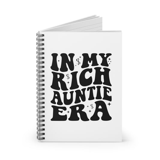 In My Rich Auntie Era Spiral Notebook