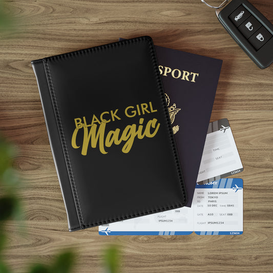 Black Magic Girl Passport Cover