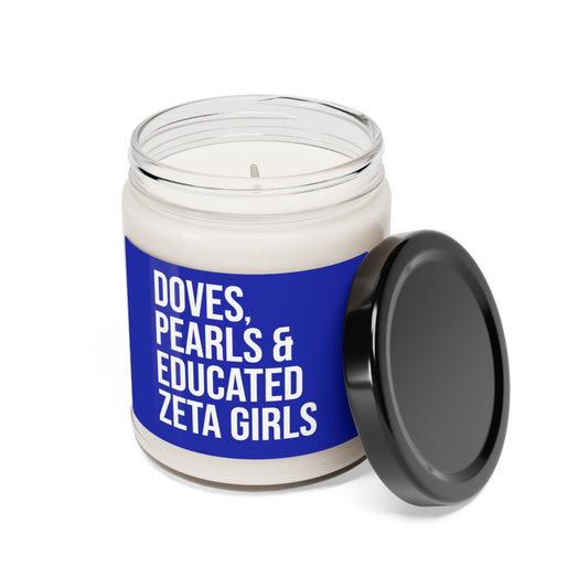 Doves Pearls & Educated Zeta Girls Scented Candle