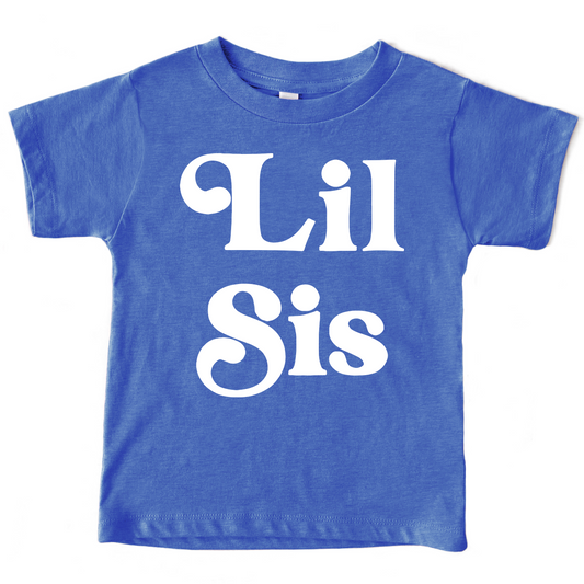 Lil Sis Baby Shirt - White