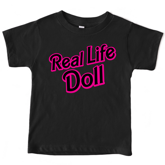Real Life Doll Barbs Baby T-Shirt - Black