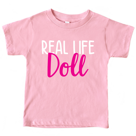 Real Life Doll Baby T-Shirt - White