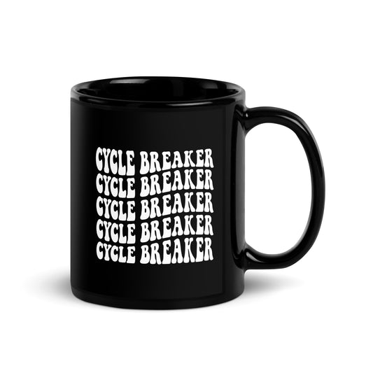 Cycle Breaker Black Glossy Mug