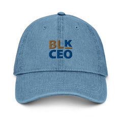 BLK CEO Embroidered Denim Hat