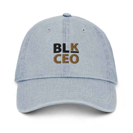 BLK CEO Embroidered Denim Hat