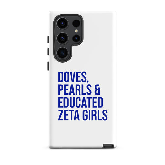 Doves Pearls & Educated Zeta Girls Tough Case  for Samsung®