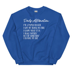 Daily Affirmation Sweatshirt