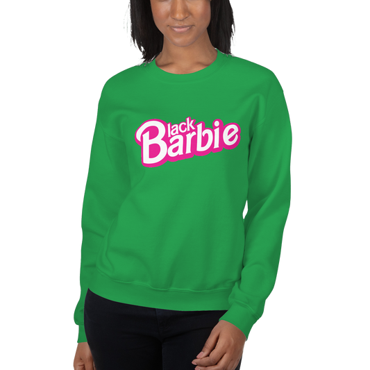 Black Barbie Sweatshirt - Green