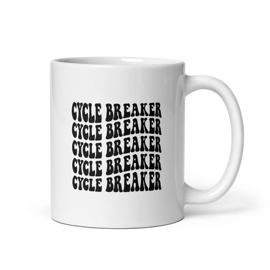 Cycle Breaker White Glossy Mug