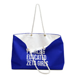 Doves, Pearls & Educated Zeta Girls Weekender Bag