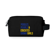 Poodles Pearls & Educated Sigma Girls Toiletry Bag