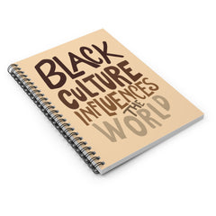 Black Culture Influences The World Spiral Notebook