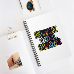 Black Girl Magic Spiral Notebook