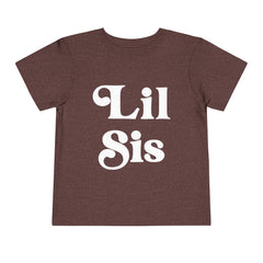 Lil Sis Toddler Shirt - White