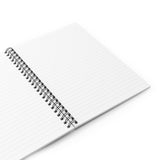 Pyramids Pearls & educated Delta Girls Spiral Notebook - Black
