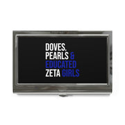 Doves Pearls & Educated Zeta Girls Business Card Holder