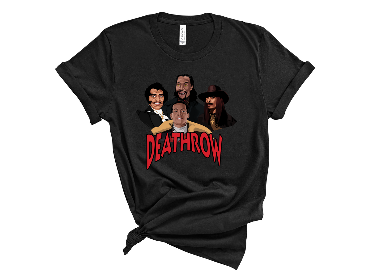 Death Row Black Horror Icons (Candyman, Blacula, Jimmy Bones & Maximillian) T-Shirt