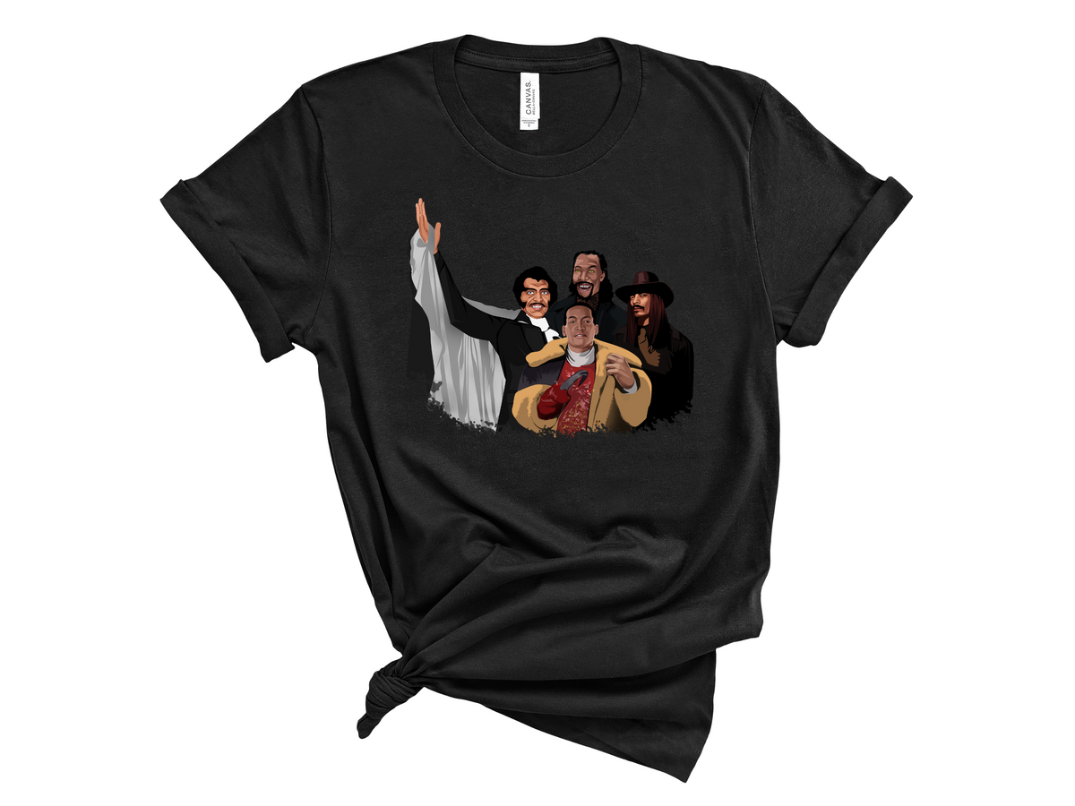 Black Horror Icons (Candyman, Blacula, Jimmy Bones & Maximillian T-Shirt