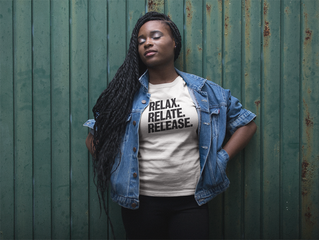 Relax Relate Release T-Shirt - Black