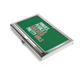 Pinkies Pearls & Educated Pretty Girls Business Card Holder - Green