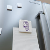 Prince Square Porcelain Magnet