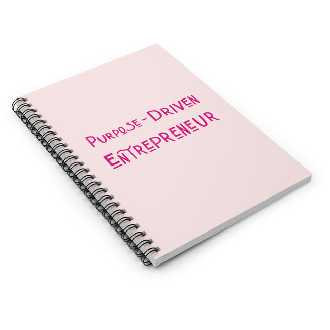 Purpose Driven Entrepreneur Spiral Notebook