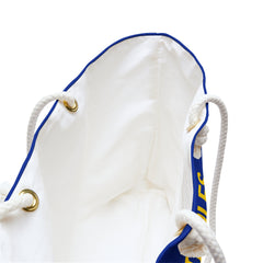 Poodles, Pearls & Educated Sigma Girls Weekender Bag - Blue & Yellow
