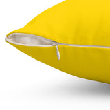 Poodles Pearls & Educated Sigma Girls Pillow - Yellow