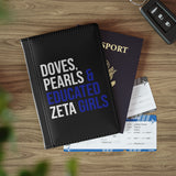 Doves Pearls & Educated Zeta Girls Passport Cover