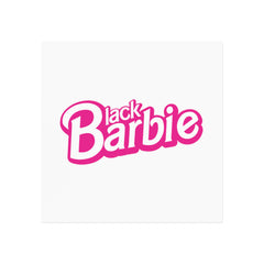 Black Barbie Magnet - White