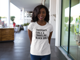 Passports Curls & Traveling Black Girls T-Shirt