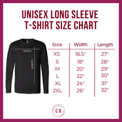 Everyone I Associate With Is Thriving In Abundance Limitless Long Sleeve T-Shirt -  Crimson & Cream