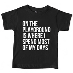 On The Playground Baby T-Shirt