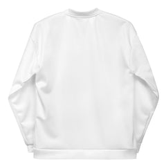 Doves Pearls & Educated Zeta Girls Bomber Jacket - White