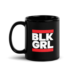 BLK GRL Black Glossy Mug