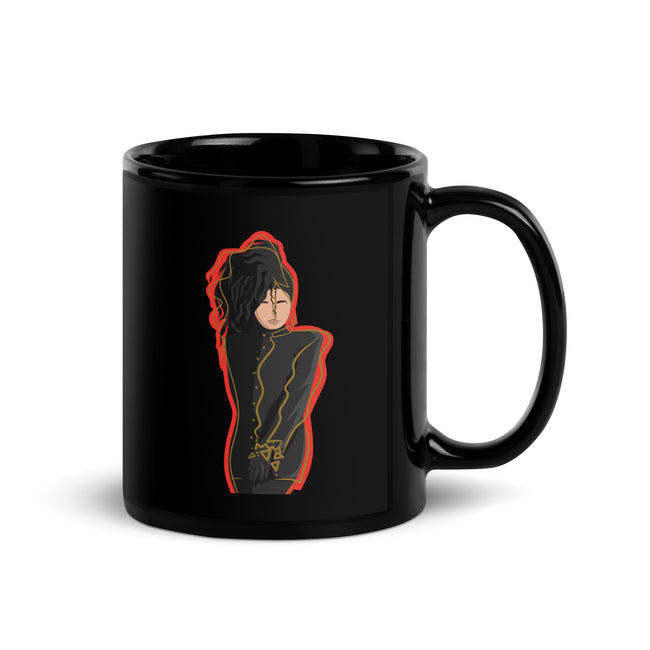 Janet Jackson Control Black Glossy Mug