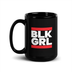 BLK GRL Black Glossy Mug