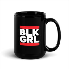 BLK GRL Black Glossy Mug