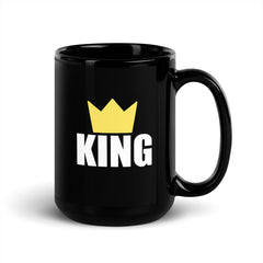 King Black Glossy Mug