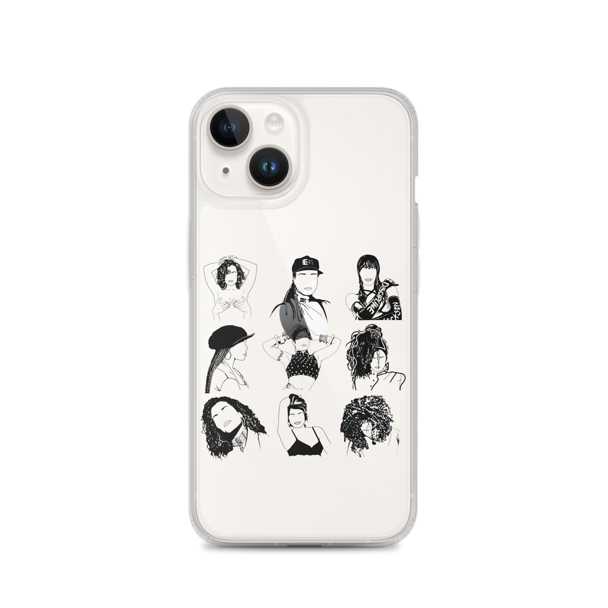 Janet Jackson Appreciation Clear iPhone® Case