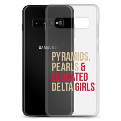 Pyramids Pearls & Educated Delta Girls Clear Samsung® Case